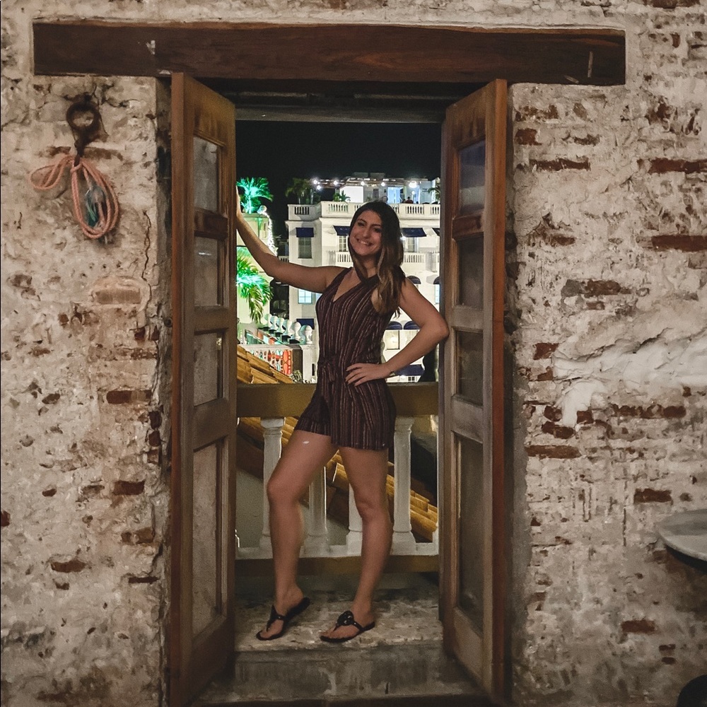 BCBGeneration Romper (Multicolored)
